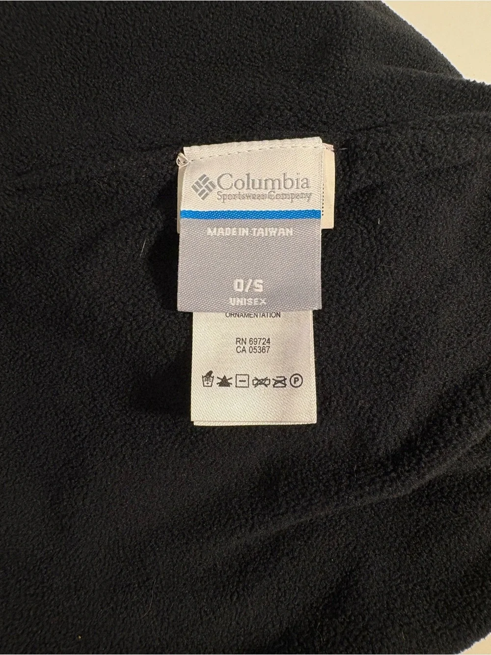 Columbia Black & Gray Earflap Knit Hat